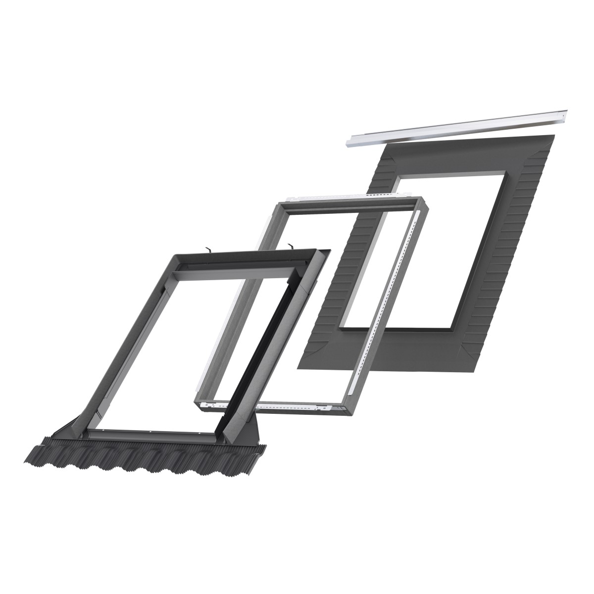 Velux iebūvēšanas komplekts profilētam segumam EDW CK02 55x78cm 1000